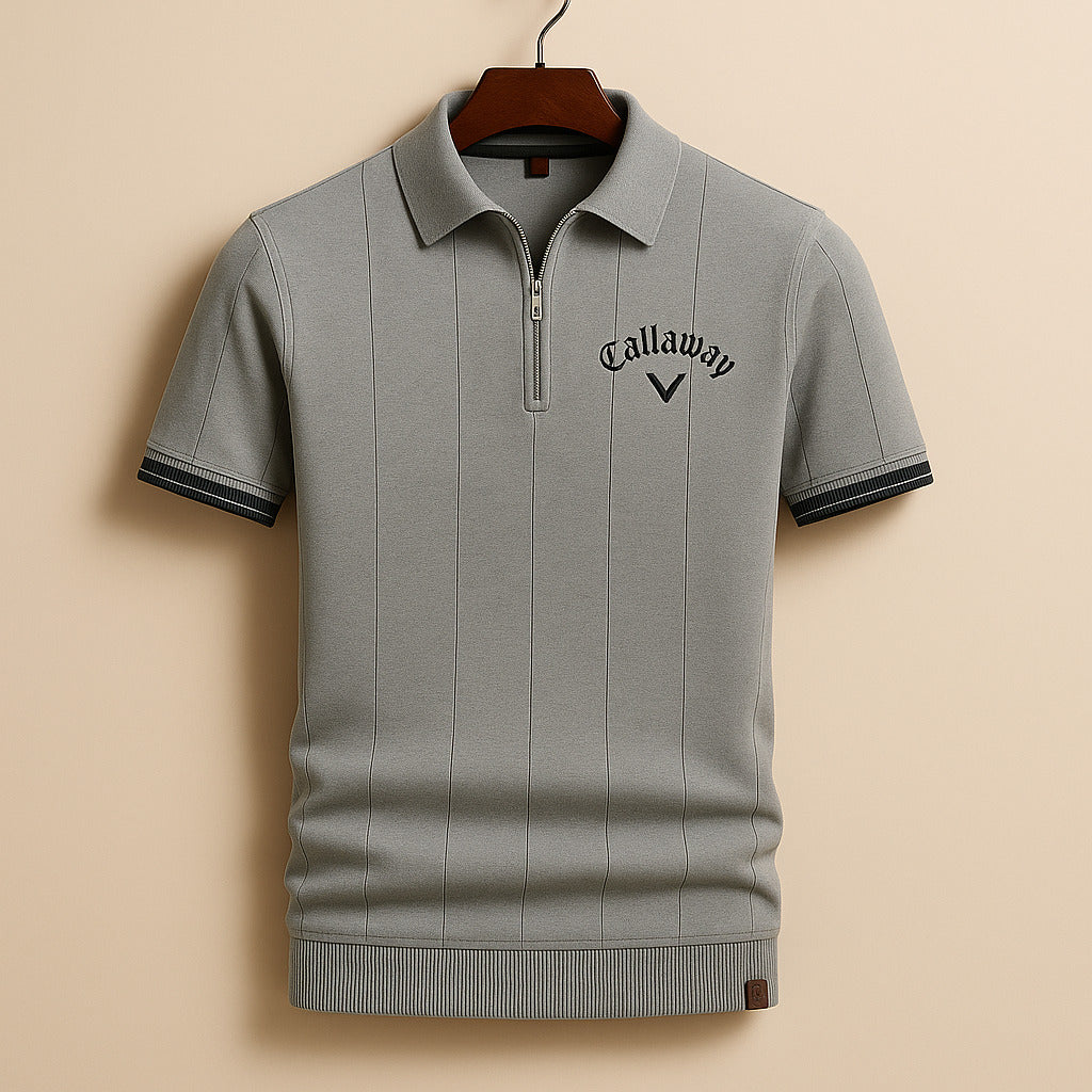 Callaway Zip Knit Polo