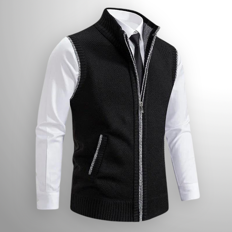 HARRISON FULL-ZIP SWEATER VEST