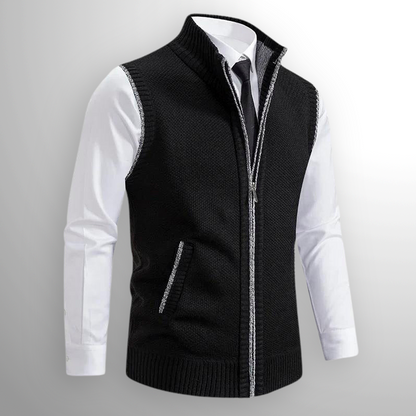 HARRISON FULL-ZIP SWEATER VEST