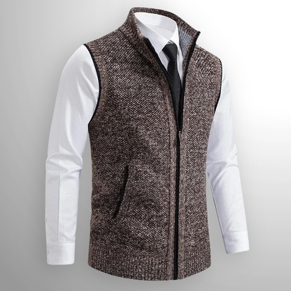 HARRISON FULL-ZIP SWEATER VEST